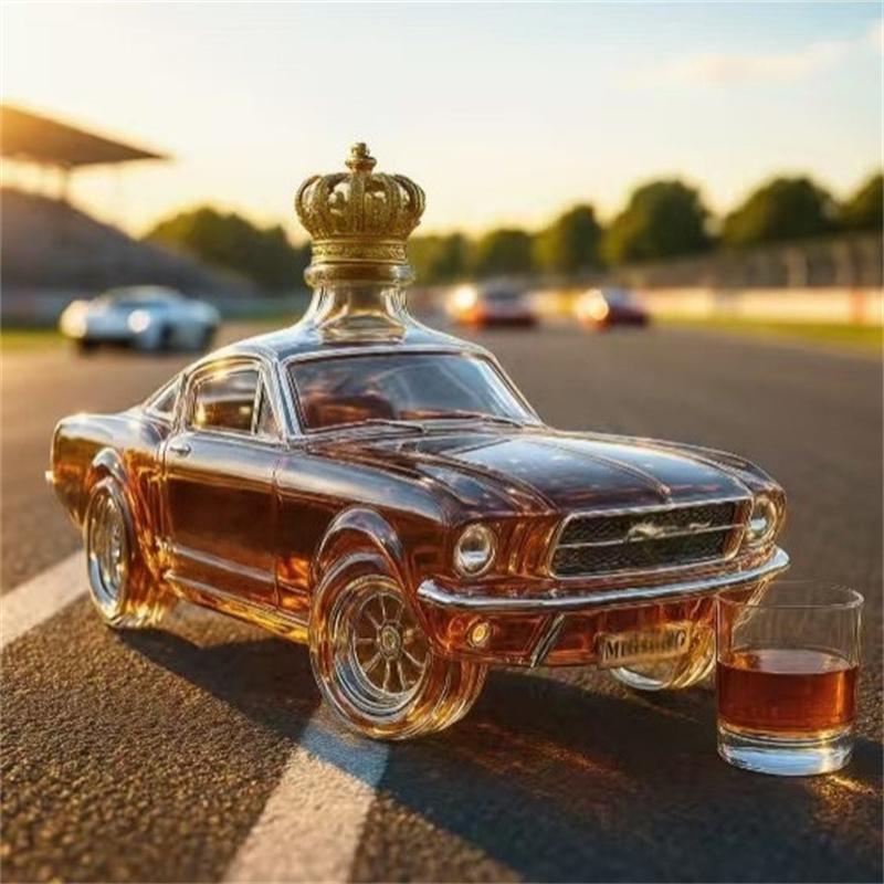 An Epiphany in a Mustang-Shaped Whiskey Bottle