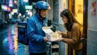 The Cake in the Delivery Box