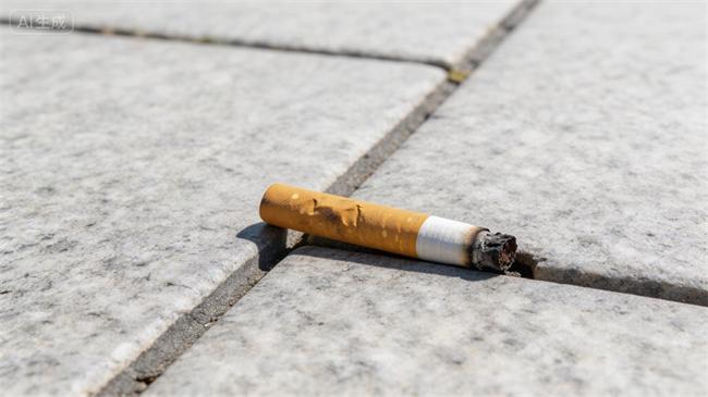 The Cigarette Butt at the Precinct Door