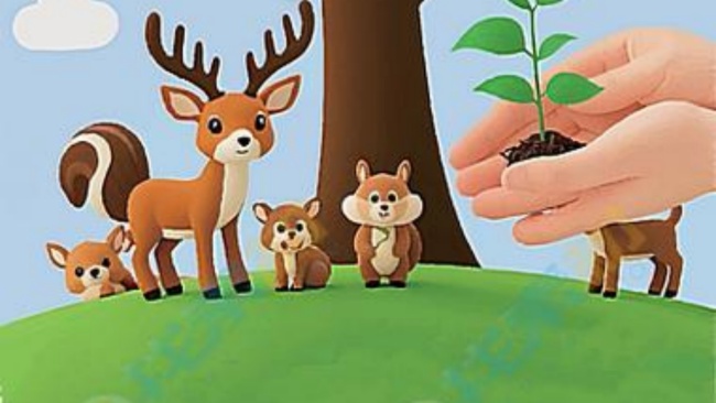 The Little Animals’ Tree Planting Day