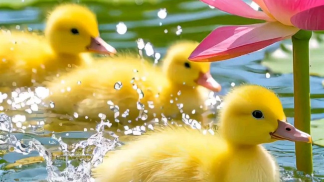 Ducky by the River