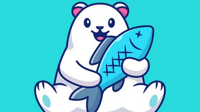 Oliver the Polar Bear and the Frozen Fish